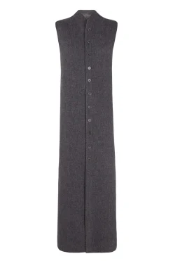 Jo, gray double-sided vest