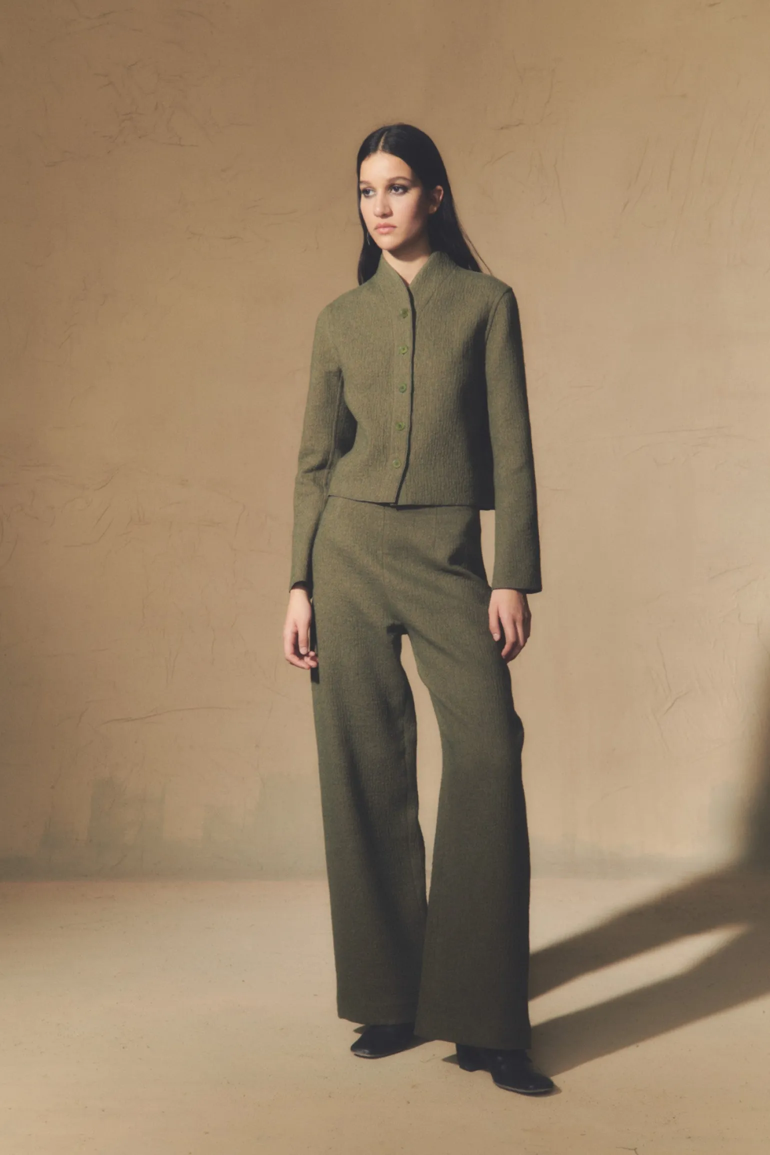 Jo, green double-sided jacket