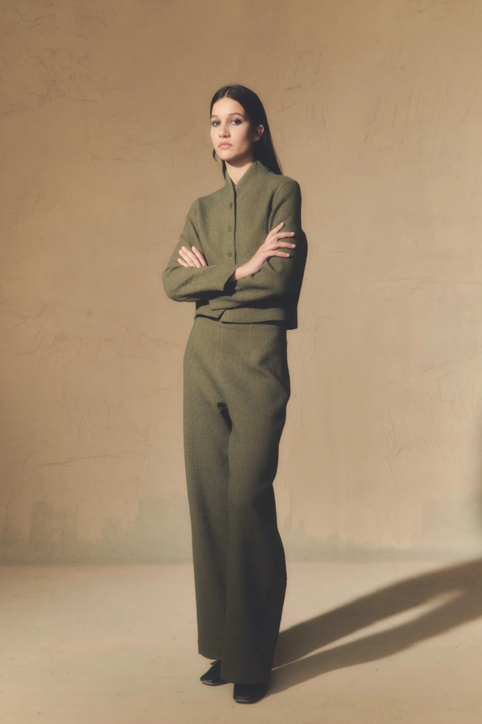 Jo, green double-sided jacket