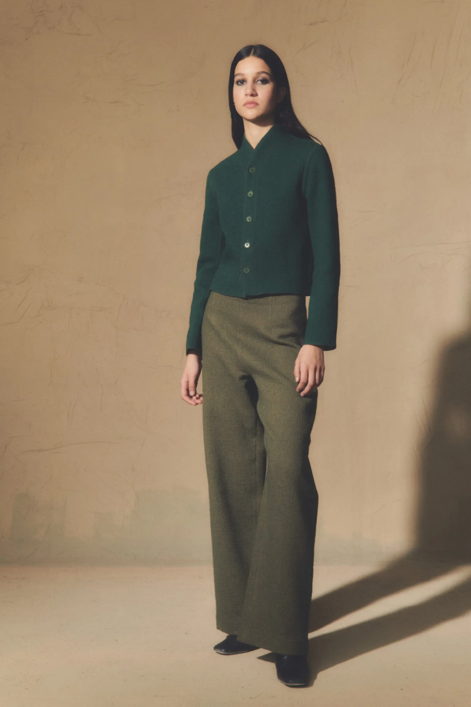 Jo, green double-sided jacket