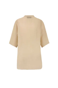 Jules, camisa en ramio beige