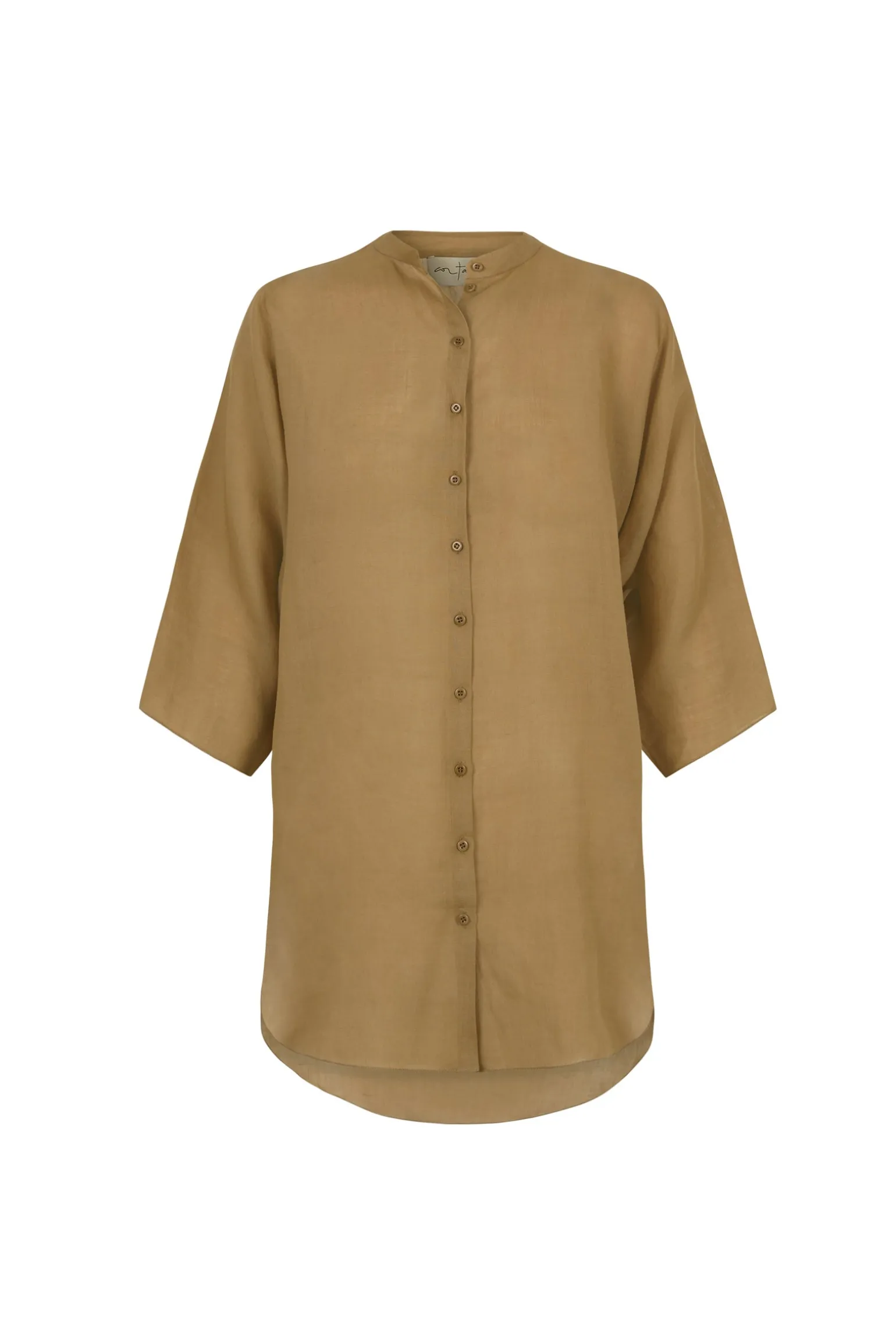 Jules, ocher ramie top