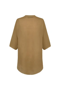 Jules, ocher ramie top