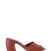 Juno, brandy leather mules