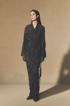 Karlie, klimt print silk dress