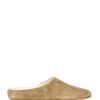 Kibal, babucha hombre de ante beige dorado