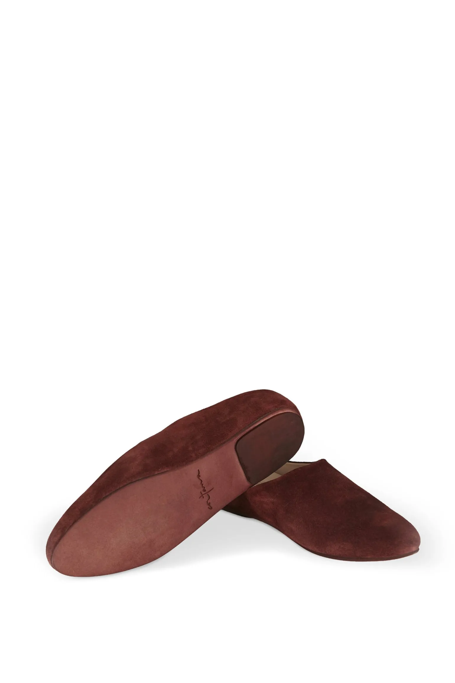 Kibal, women's mules in burgundy suede
