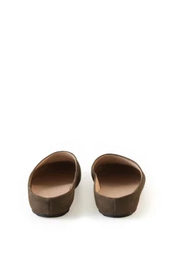 Kibal, women's mules in olive suede