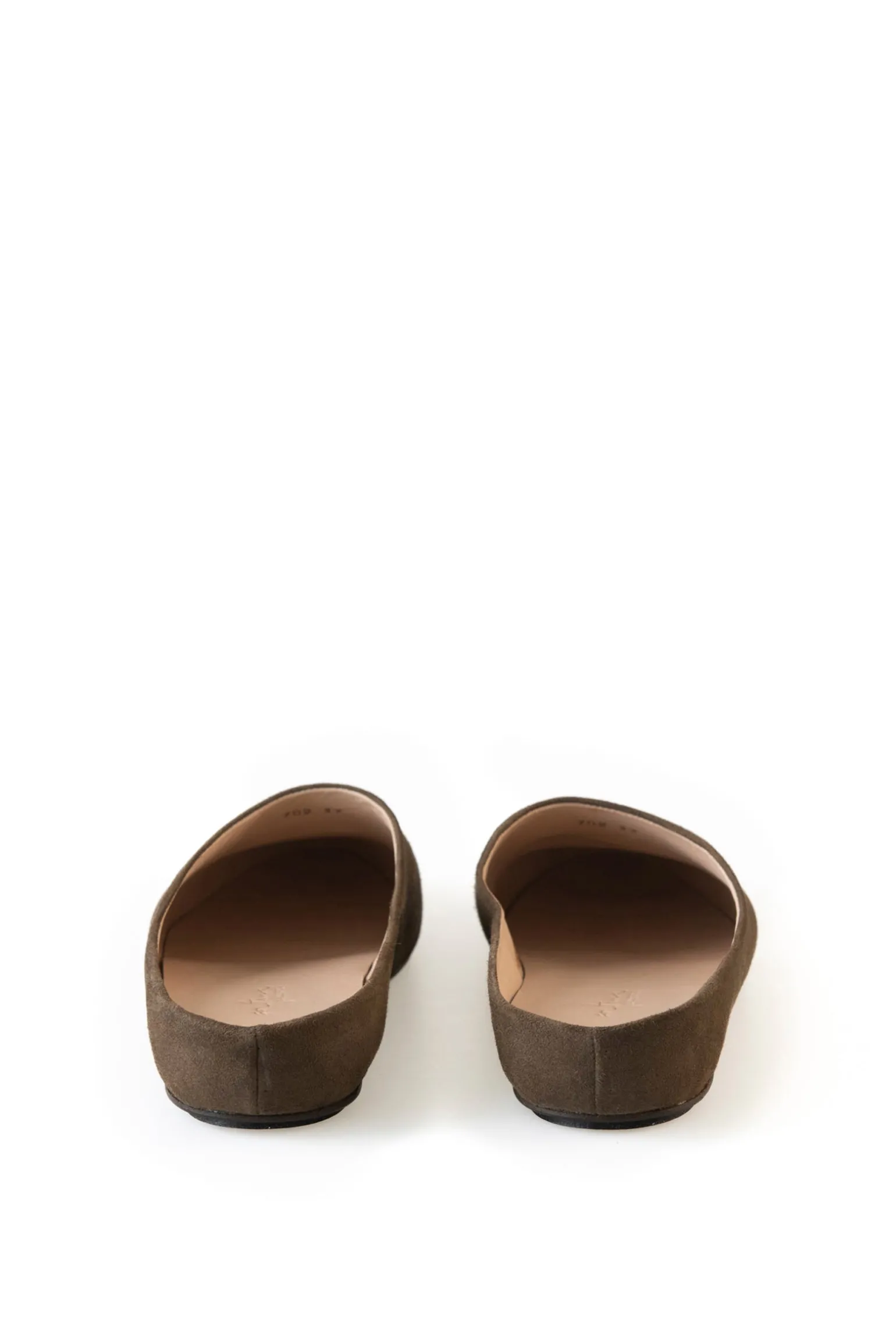 Kibal, women's mules in olive suede