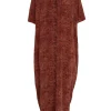 Lady bug, dots print silk dress