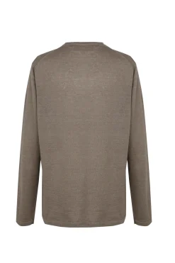 Lian, mink linen knit cardigan