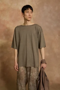 Lian, mink linen knit t-shirt