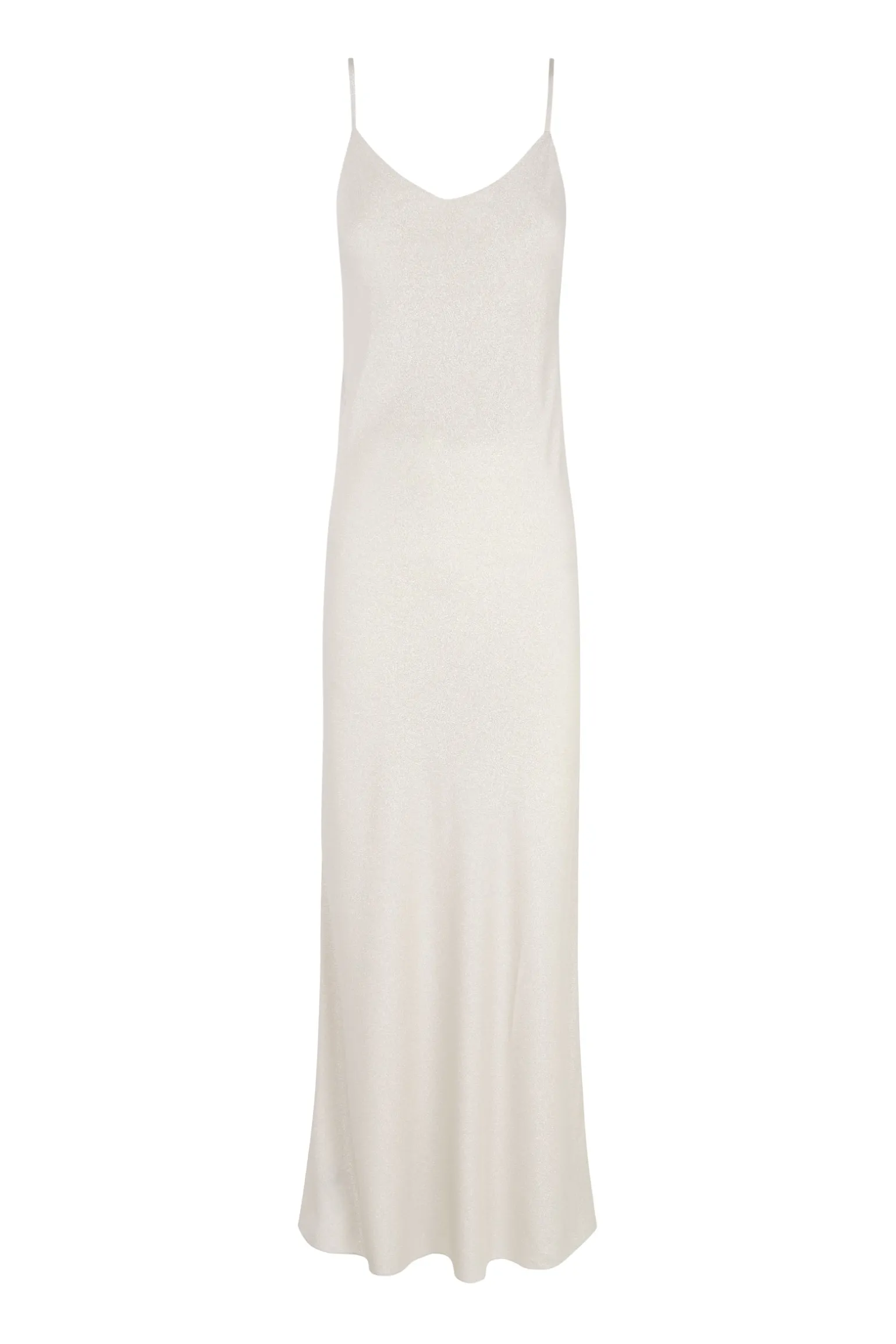 Lili, silver silk dress