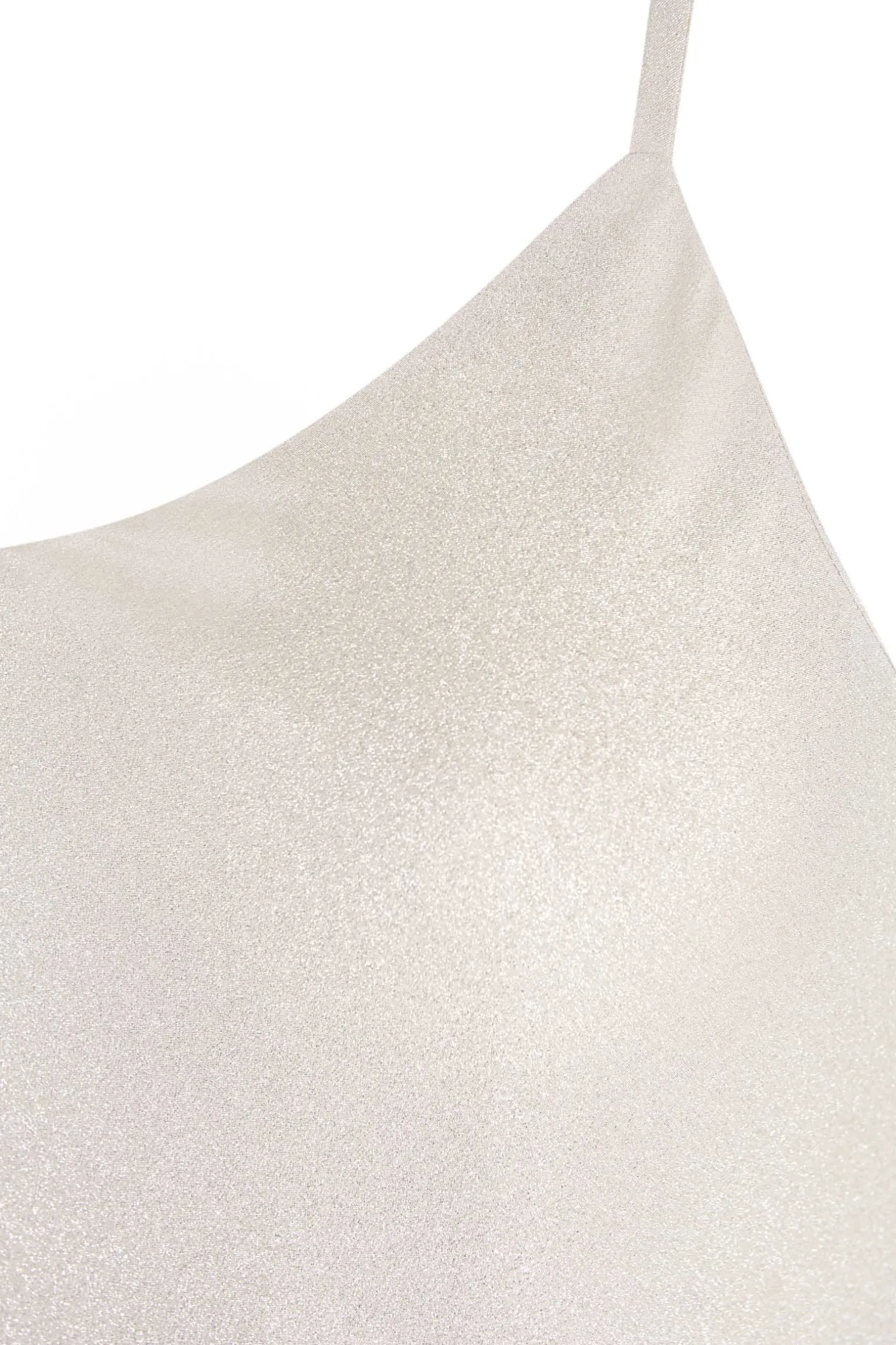 Lili, silver silk dress