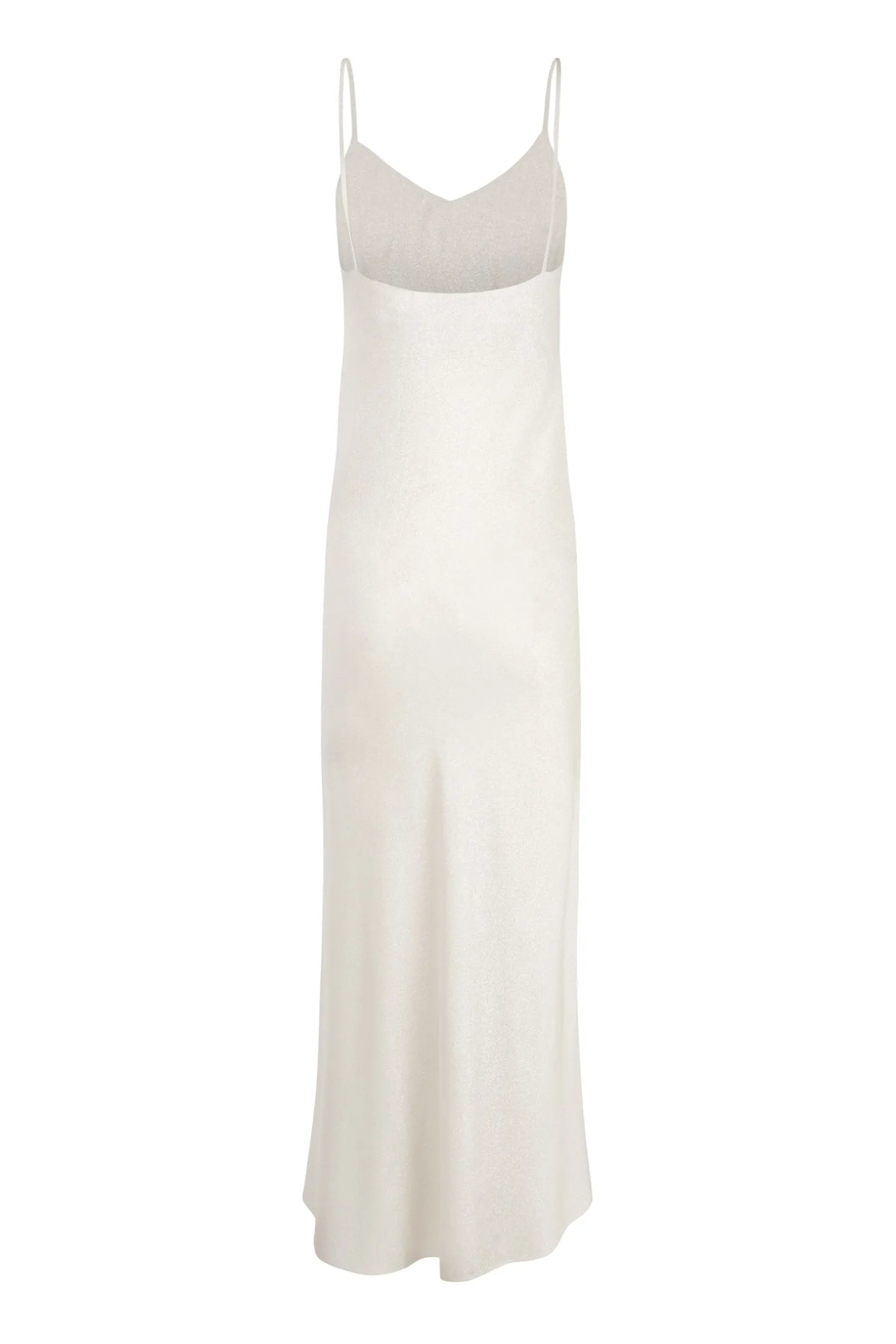 Lili, silver silk dress
