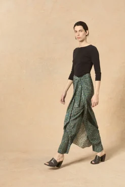Lou, ciro print silk pants