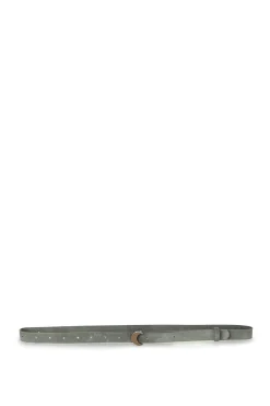 Luna, green suede belt
