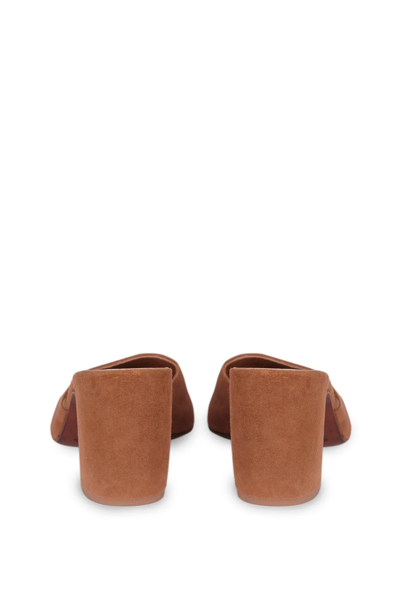 Luna, mule in brown suede
