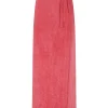 Lupe, striped maltinto linen skirt