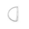 Maa left, individual silver earring