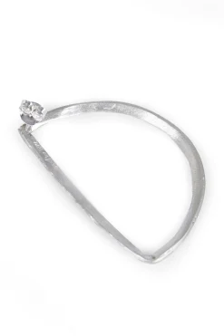 Maa right, individual silver earring