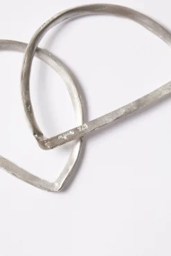 Maa right, individual silver earring