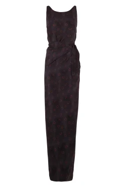 Malena, daria print silk dress