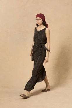 Malena, daria print silk dress