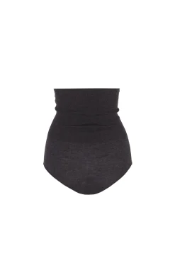 Maris, tall brief in graphite cashmere
