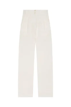 Marlo, ecru linen pants