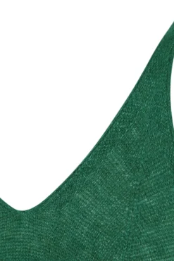 Marlon, green top in baby alpaca and merino wool