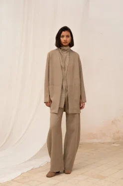 Mas, mink linen jacket