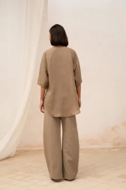 Mas, mink linen pants