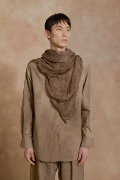 Mat, fade cacao foulard