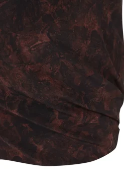 Mathilda, mata print crop top