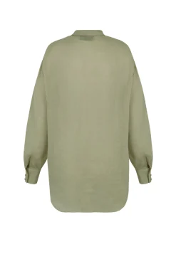 Matz, green ramie shirt
