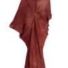 Mayu, fade red silk dress