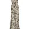Meena, elmas print silk dress