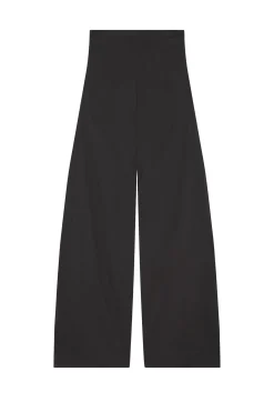 Mira, graphite high-waisted pants