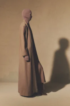 Misia, hazelnut virgin wool coat