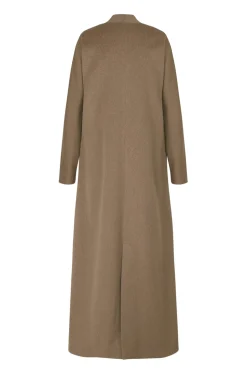 Misia, hazelnut virgin wool coat