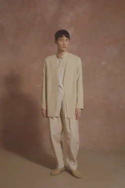 Mite, beige oversized jacket