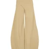 Mite, beige wrap pants