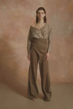 Mite, cocoa wrap pants