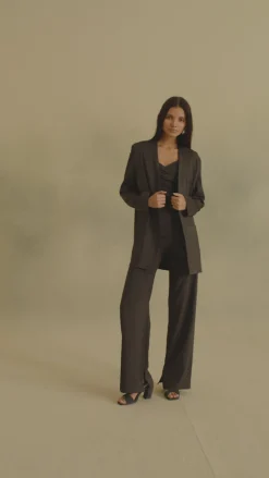 Mite, graphite oversized jacket