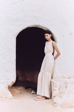 Morgana, ivory sundress