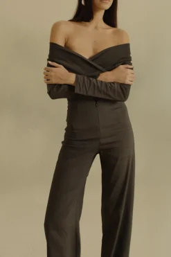 Mota, graphite straight pants