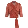 Nadine, granada print silk top