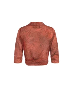 Nadine, granada print silk top