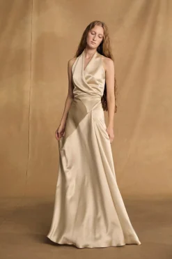 Nailah, champagne dress